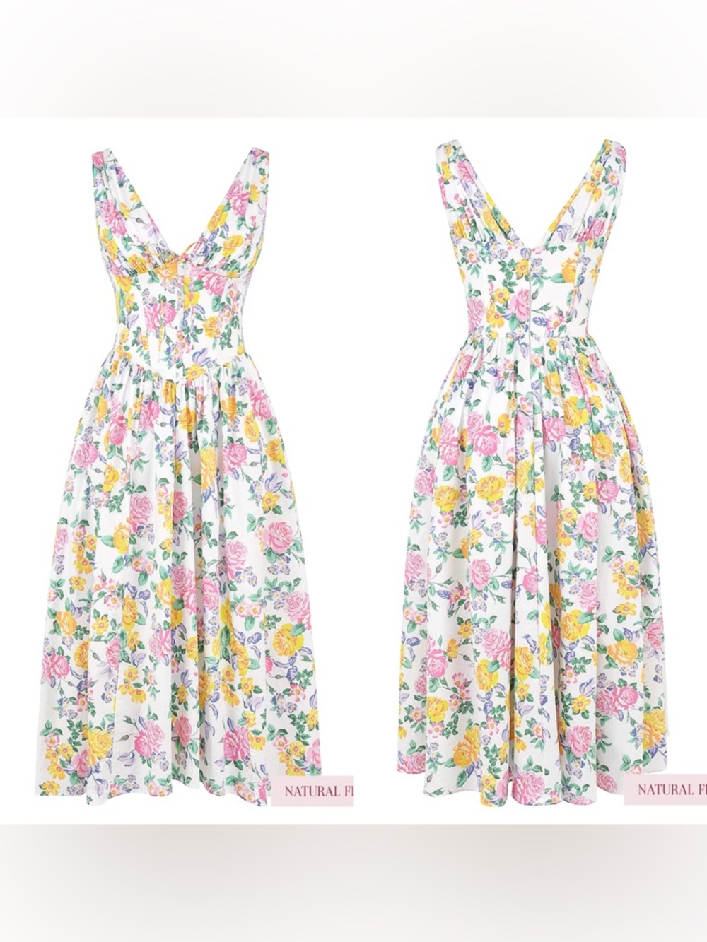House of CB Emmelina floral cotton blend dress - Picture 4 of 13